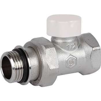 Клапан запорно-балансировочный 1/2 прямой STOUT